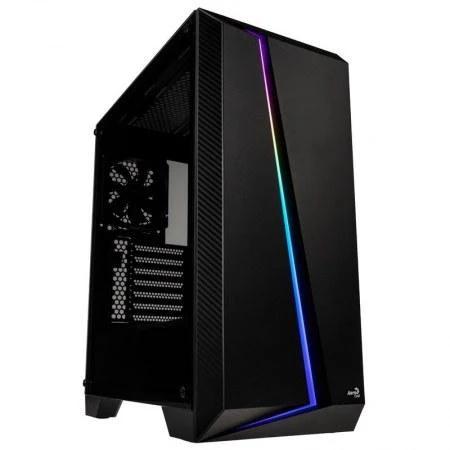 Aerocool Cylon Pro Tempered Glass RGB Mid Tower Case - Black - صندوق